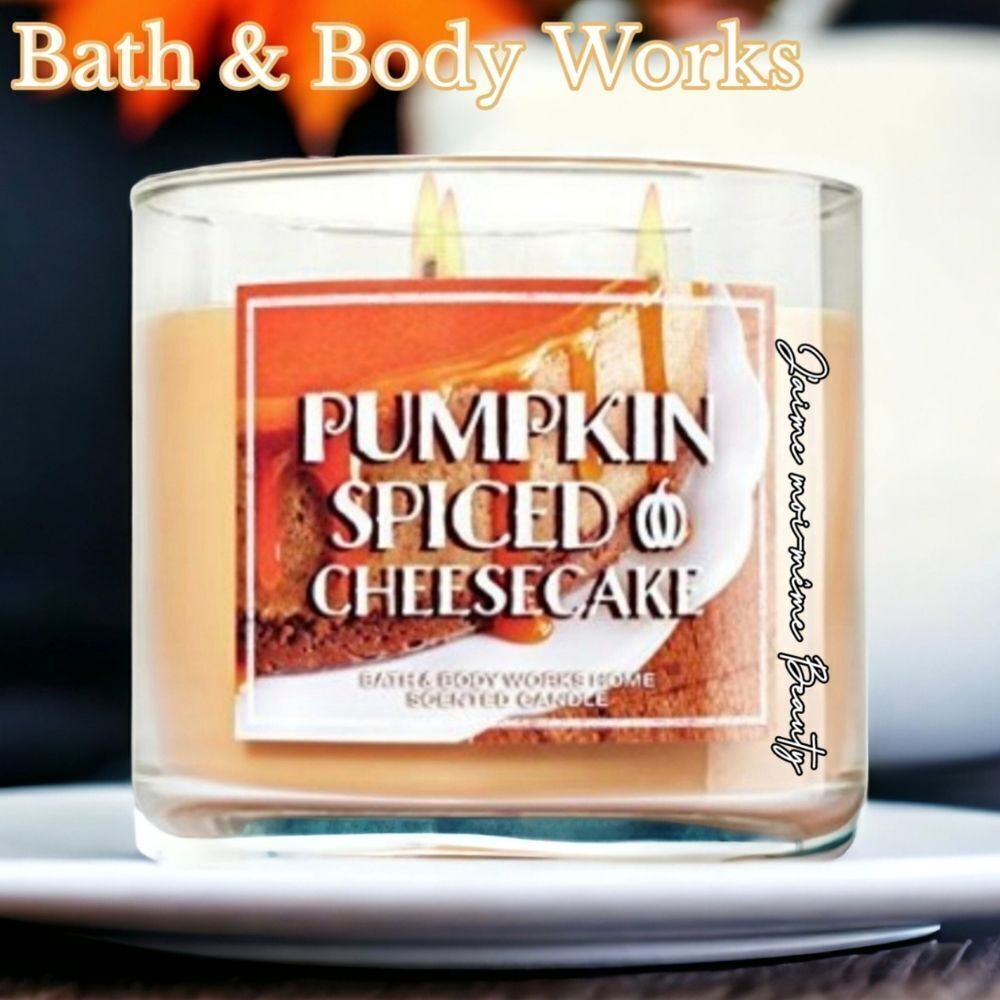 Pumpkin Spice cheesecake candle by Bath and Body Works